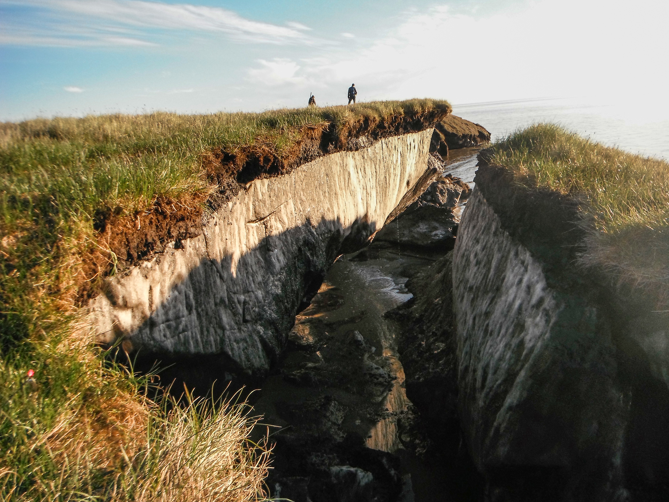 image of permafrost layer